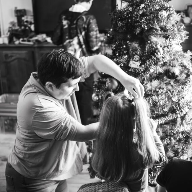 photographe dreux , shooting photo de Noël en lumière naturel
