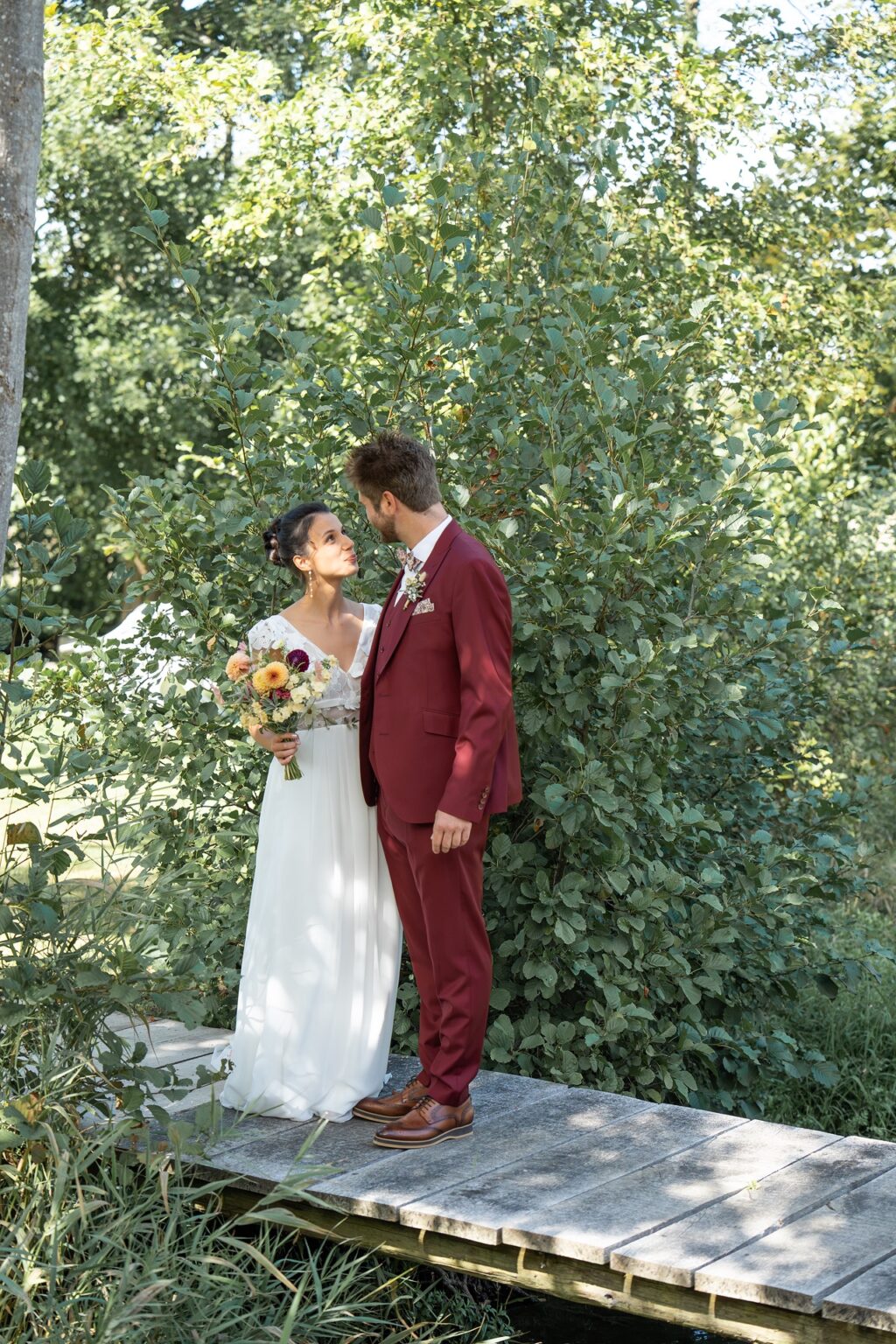 Photographe mariage Eure-et-Loir : Armelle et Julien, portrait de couple à Montigny-sur-Avre
