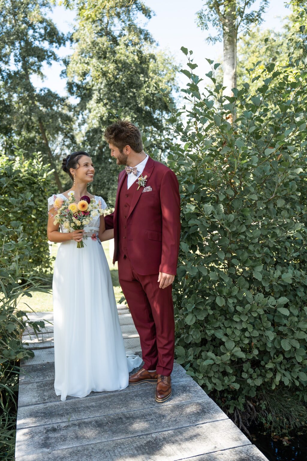 Photographe mariage Eure-et-Loir : Armelle et Julien, portrait de couple à Montigny-sur-Avre