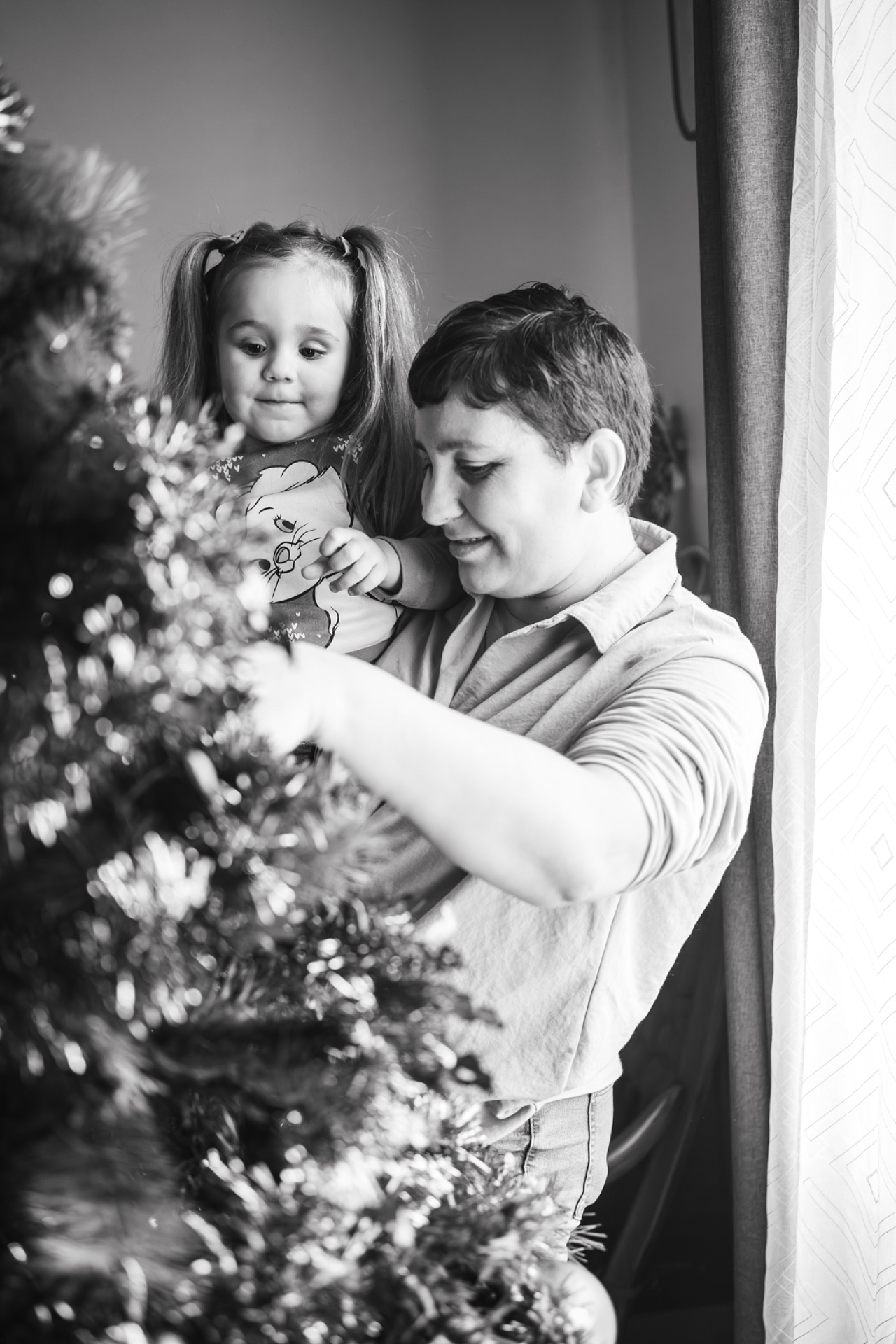 photographe dreux , shooting photo de Noël en lumière naturel